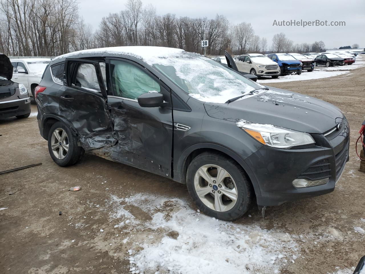 2015 Ford Escape Se Black vin: 1FMCU9GX8FUA07218