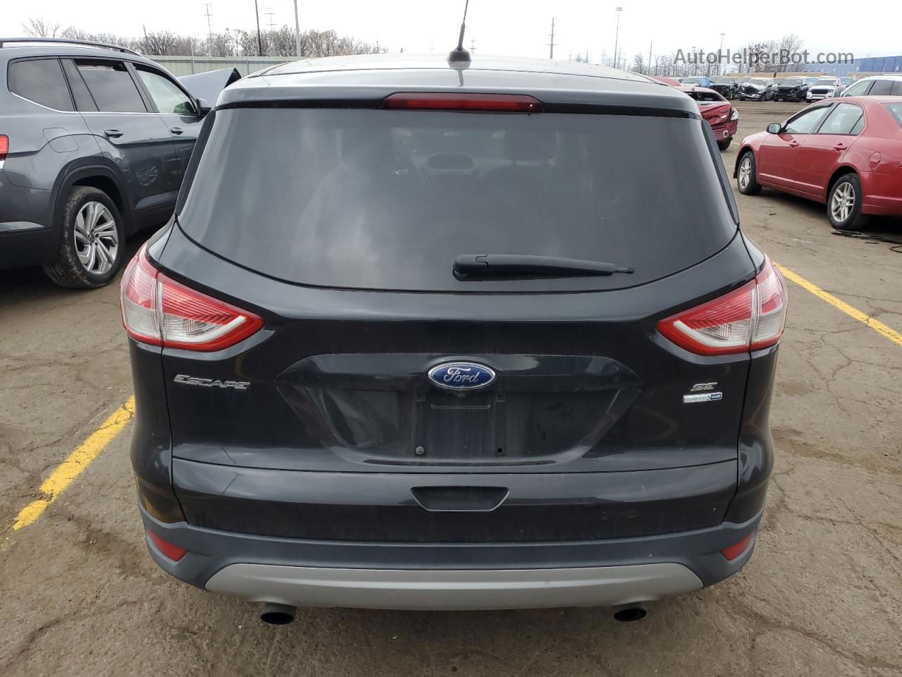 2015 Ford Escape Se Black vin: 1FMCU9GX8FUA26500