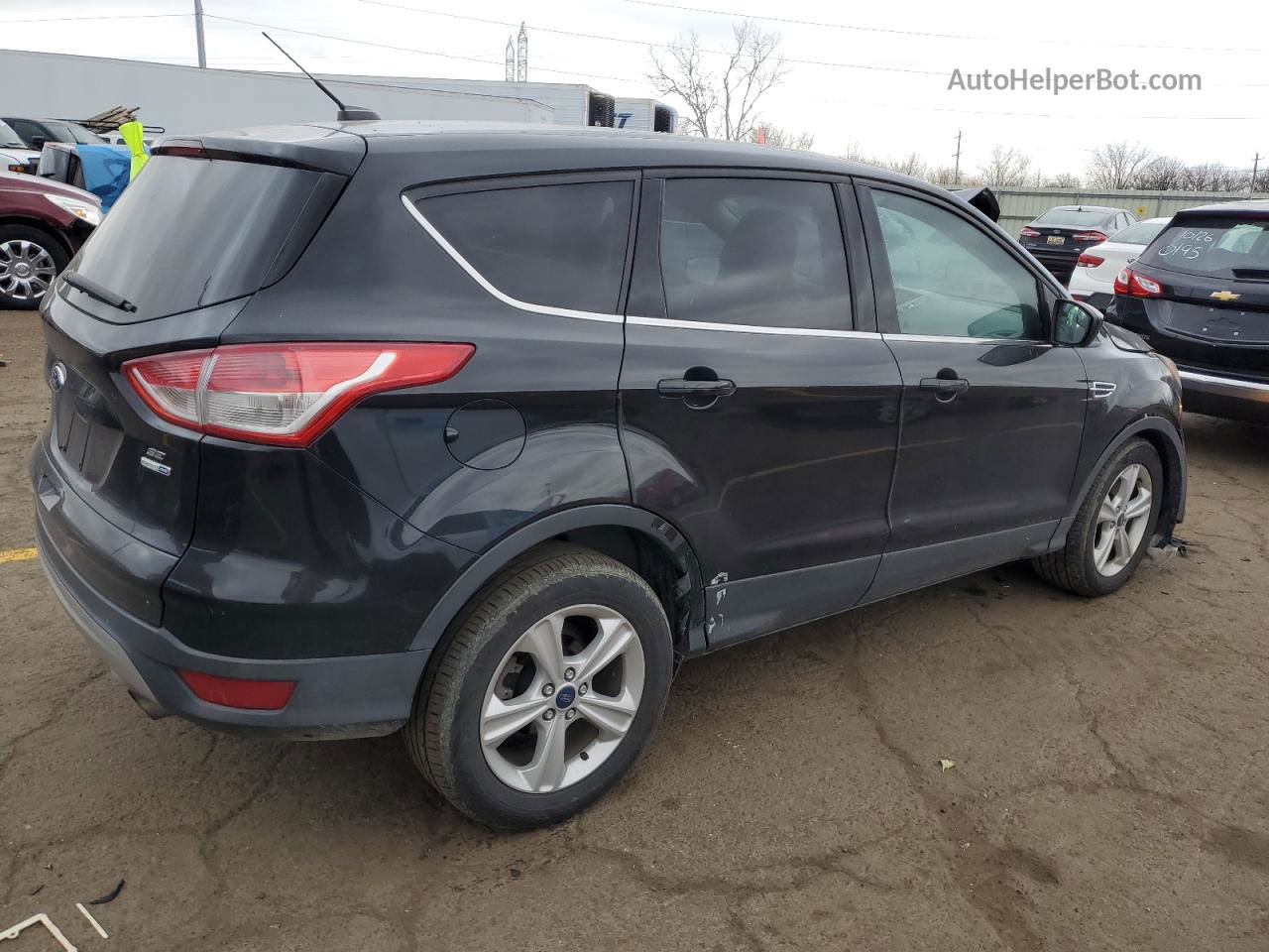 2015 Ford Escape Se Black vin: 1FMCU9GX8FUA26500