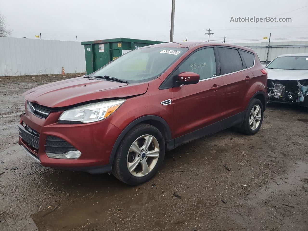 2015 Ford Escape Se Burgundy vin: 1FMCU9GX8FUA53941