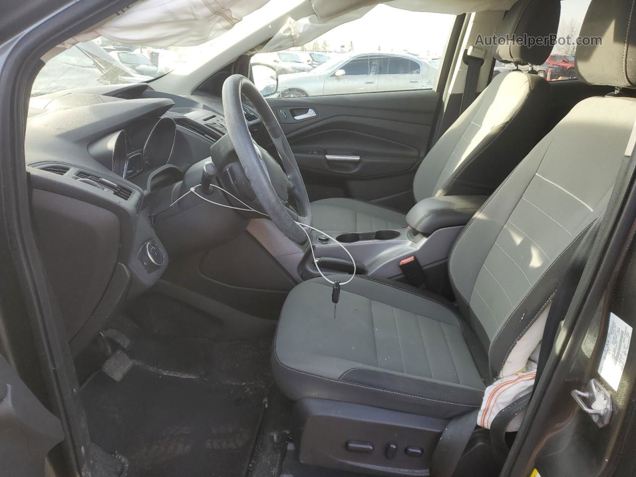 2015 Ford Escape Se Gray vin: 1FMCU9GX8FUB51321