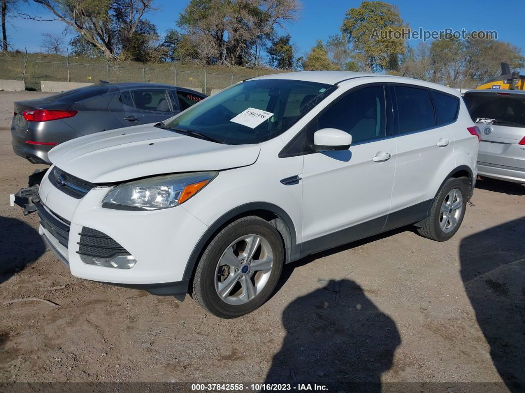 2015 Ford Escape Se White vin: 1FMCU9GX8FUC35722