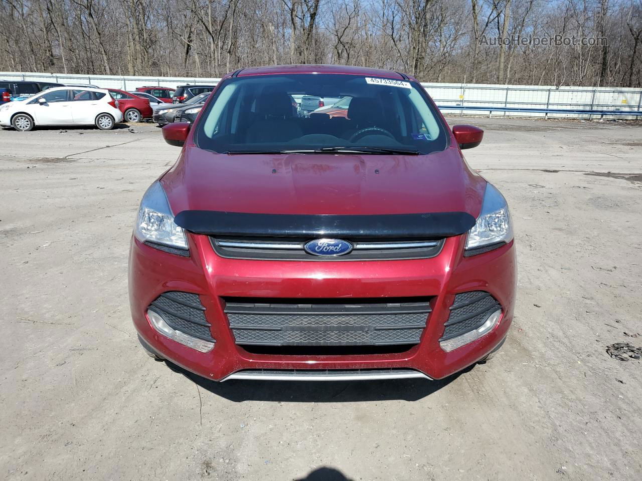 2016 Ford Escape Se Red vin: 1FMCU9GX8GUA19225