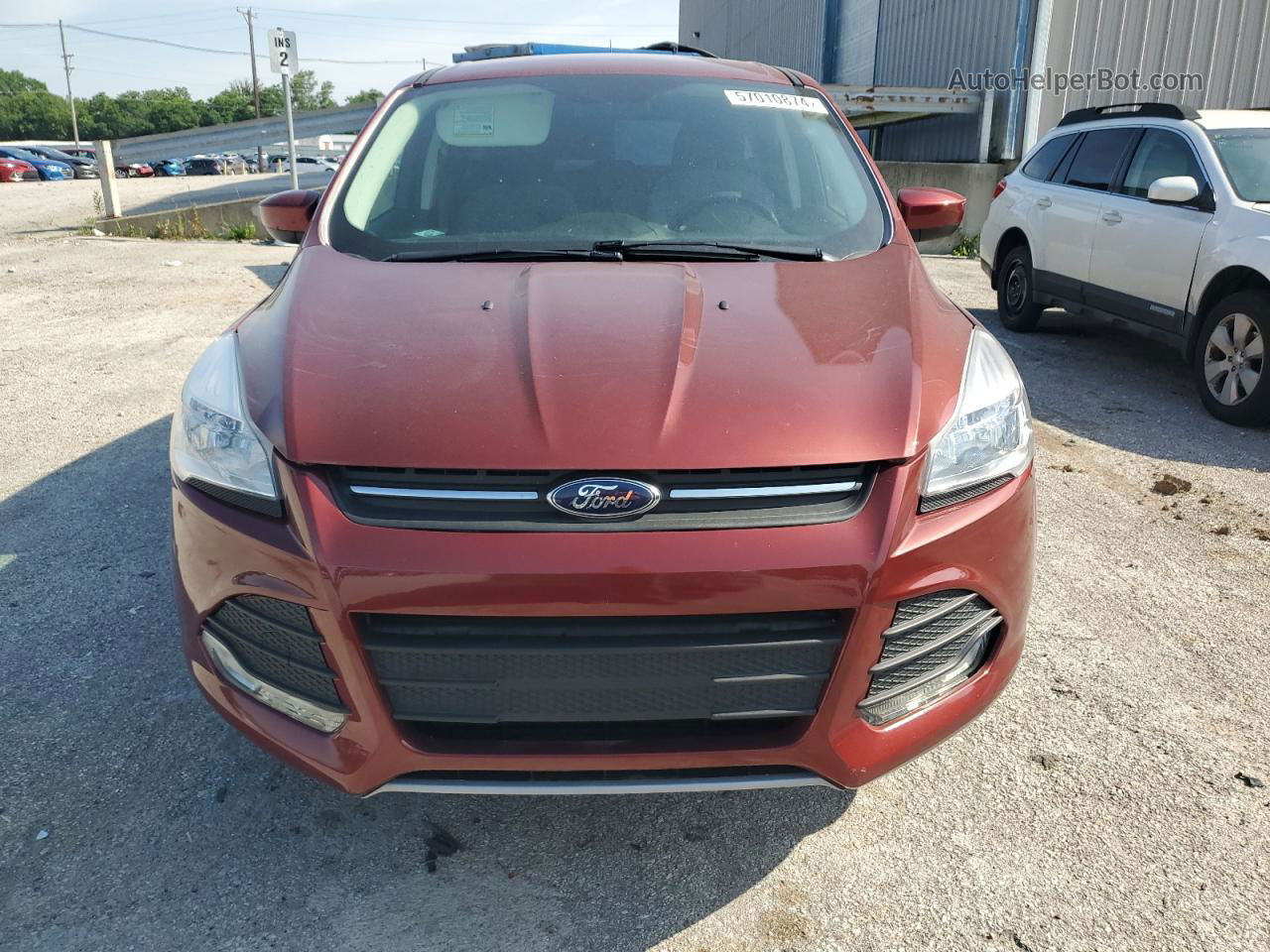 2016 Ford Escape Se Красный vin: 1FMCU9GX8GUA94832