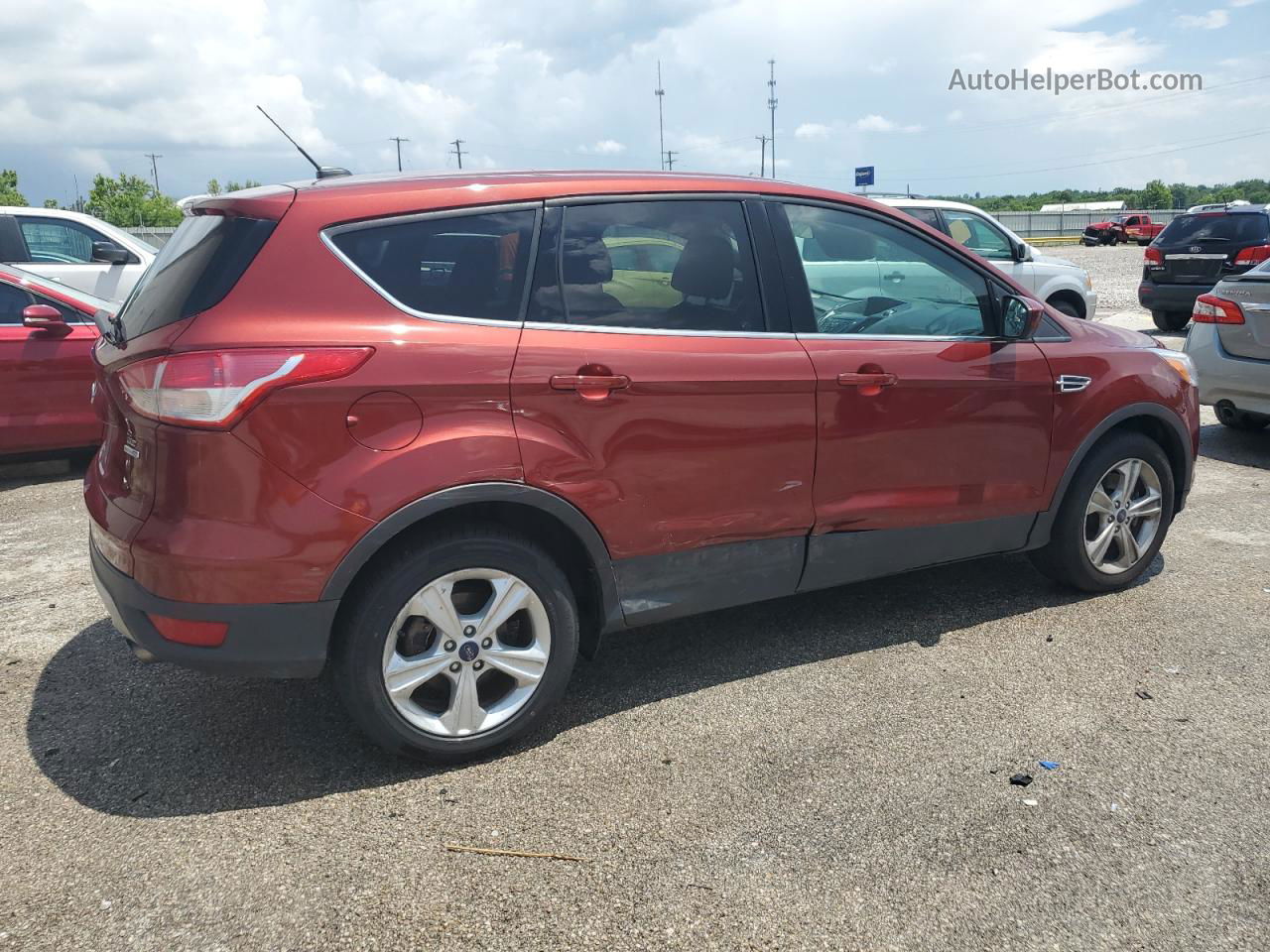 2016 Ford Escape Se Красный vin: 1FMCU9GX8GUA94832