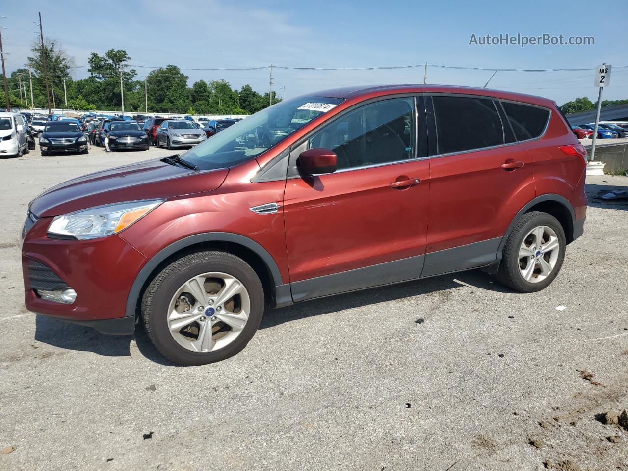 2016 Ford Escape Se Красный vin: 1FMCU9GX8GUA94832