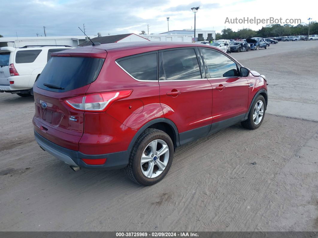 2016 Ford Escape Se Red vin: 1FMCU9GX8GUC54420