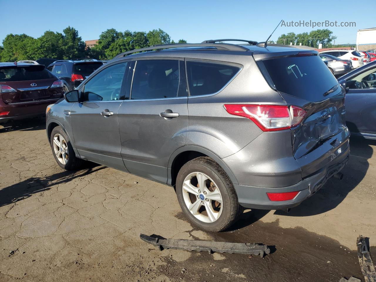 2013 Ford Escape Se Gray vin: 1FMCU9GX9DUC29926