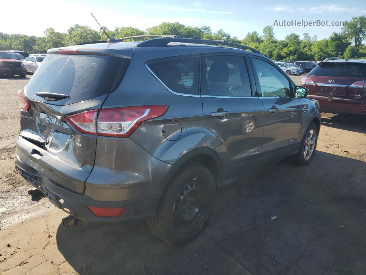 2013 Ford Escape Se Gray vin: 1FMCU9GX9DUC29926