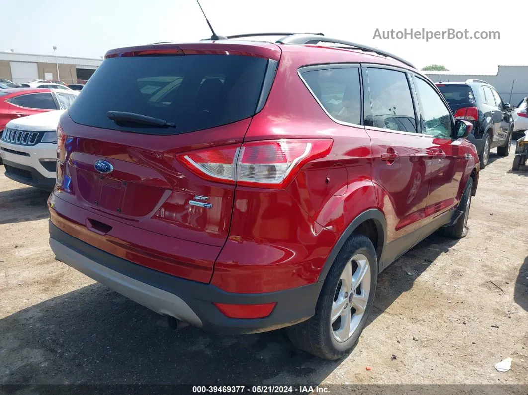 2013 Ford Escape Se Red vin: 1FMCU9GX9DUC54745