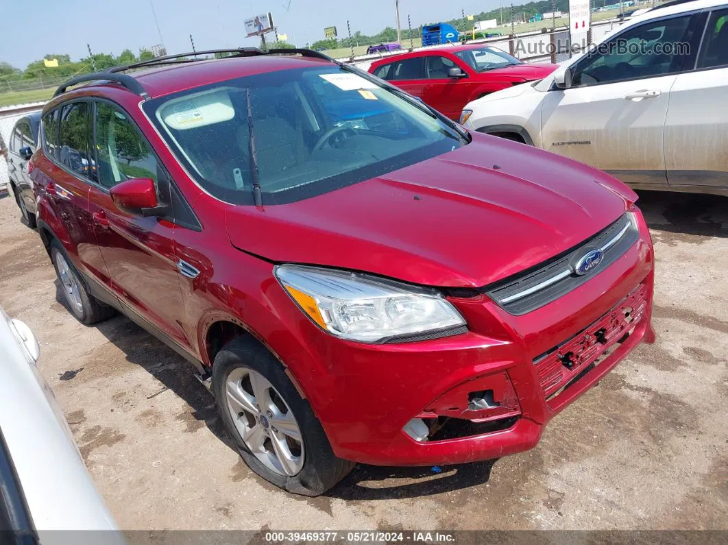 2013 Ford Escape Se Red vin: 1FMCU9GX9DUC54745