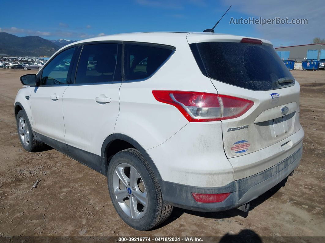 2013 Ford Escape Se White vin: 1FMCU9GX9DUC94839