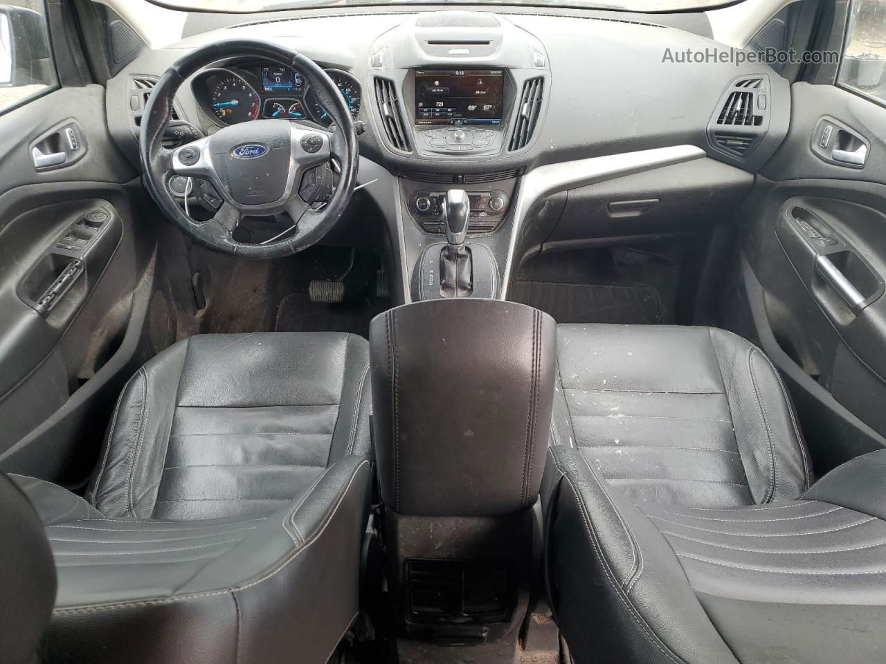 2014 Ford Escape Se Черный vin: 1FMCU9GX9EUE08596