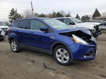 2015 Ford Escape Se Синий vin: 1FMCU9GX9FUC25572