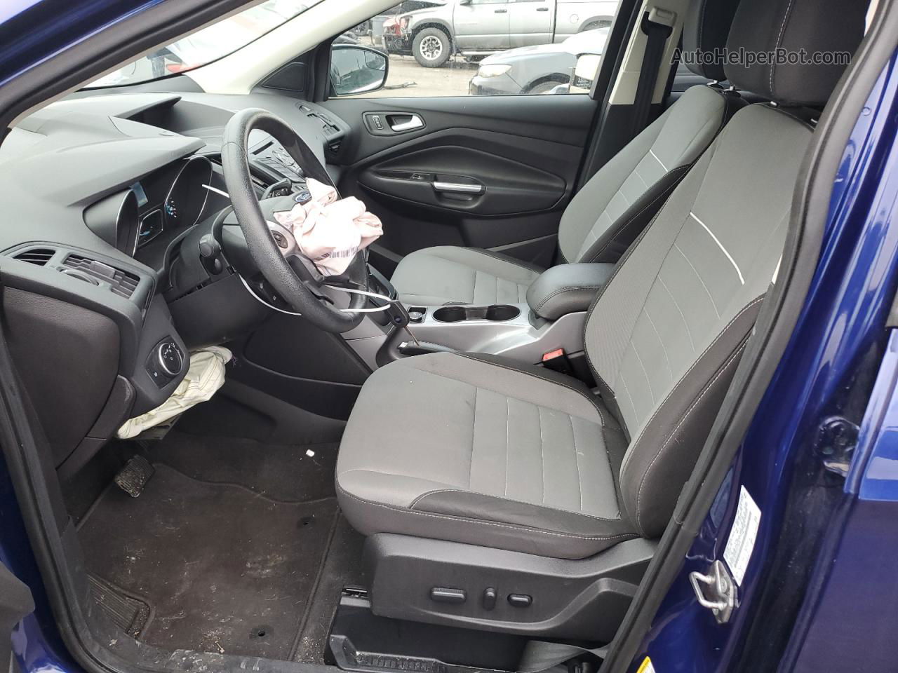 2015 Ford Escape Se Синий vin: 1FMCU9GX9FUC25572