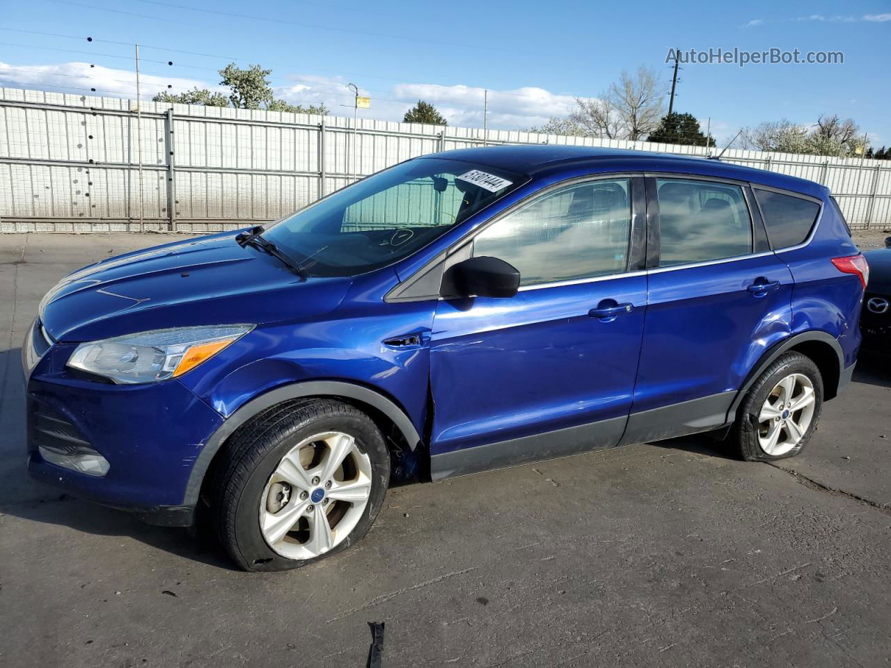 2016 Ford Escape Se Blue vin: 1FMCU9GX9GUA27964