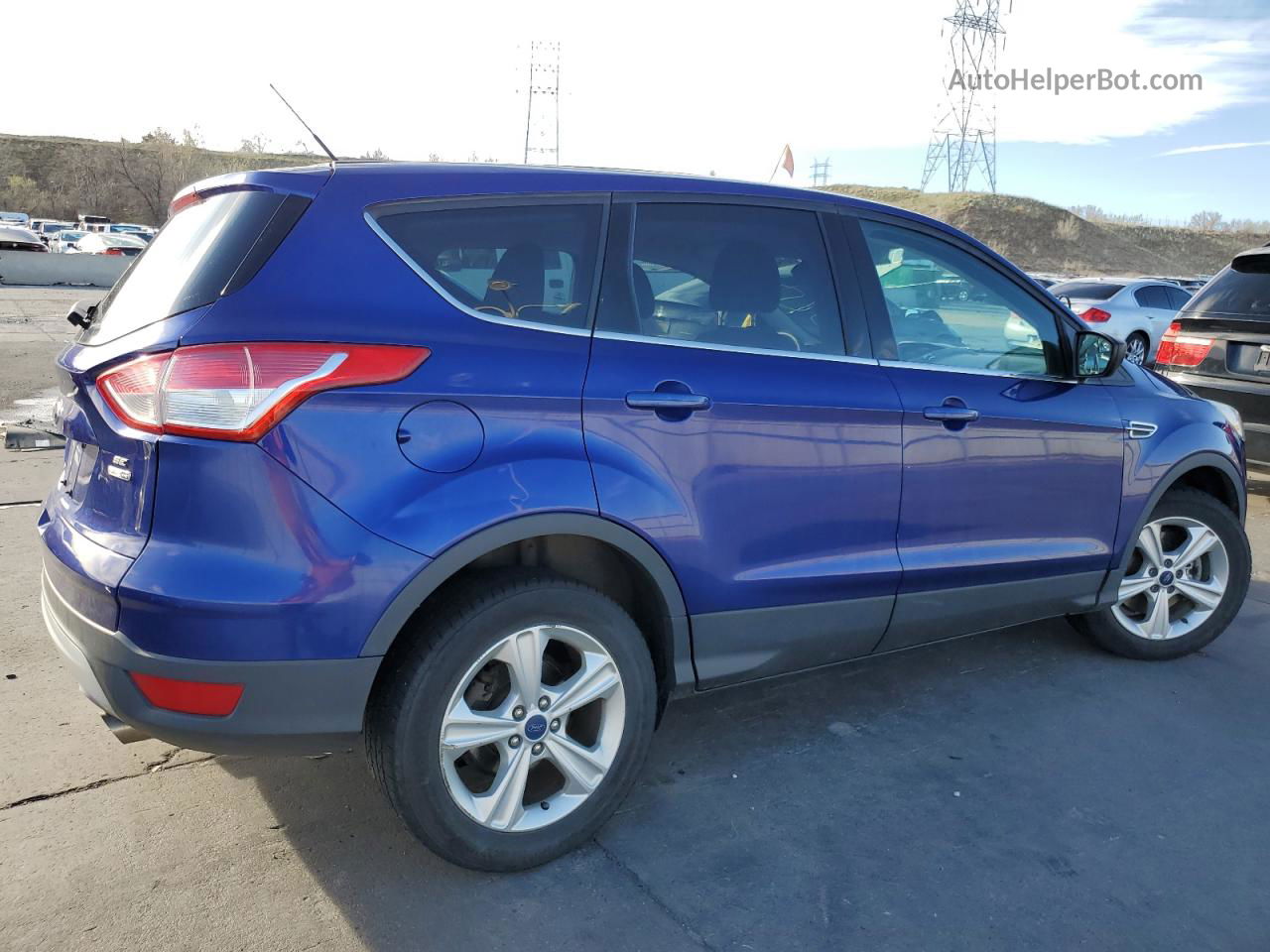 2016 Ford Escape Se Blue vin: 1FMCU9GX9GUA27964