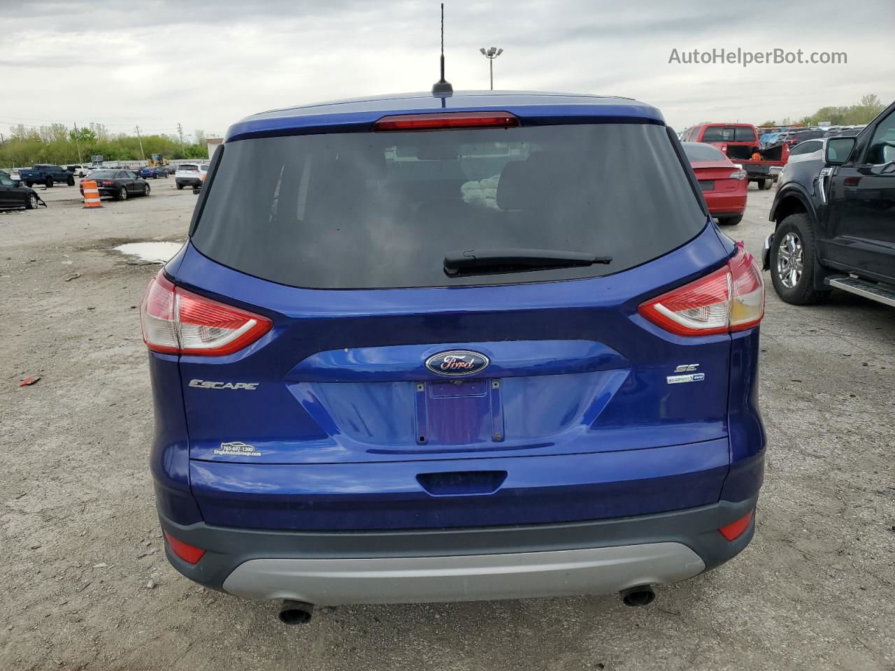 2016 Ford Escape Se Blue vin: 1FMCU9GX9GUA64058