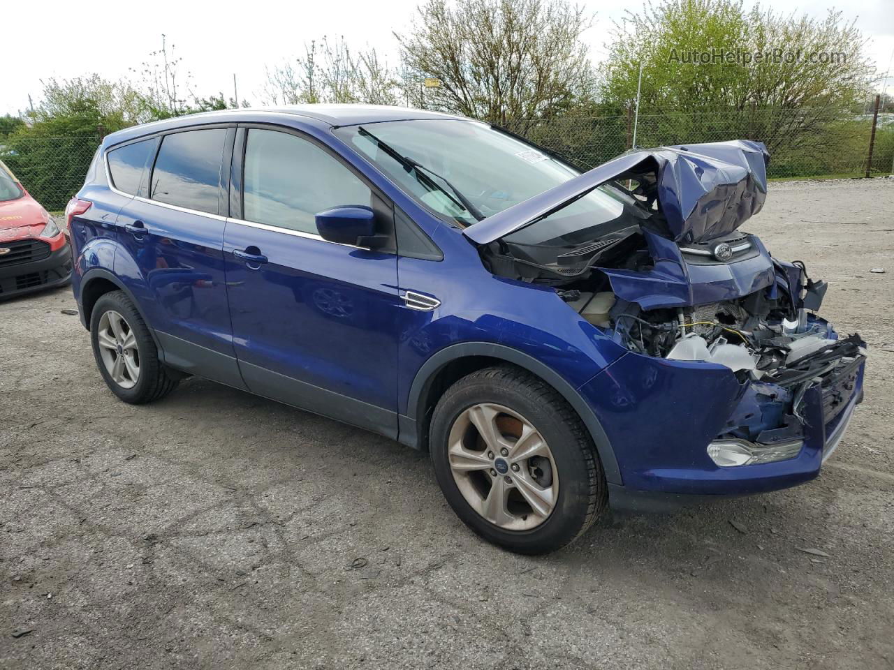 2016 Ford Escape Se Blue vin: 1FMCU9GX9GUA64058