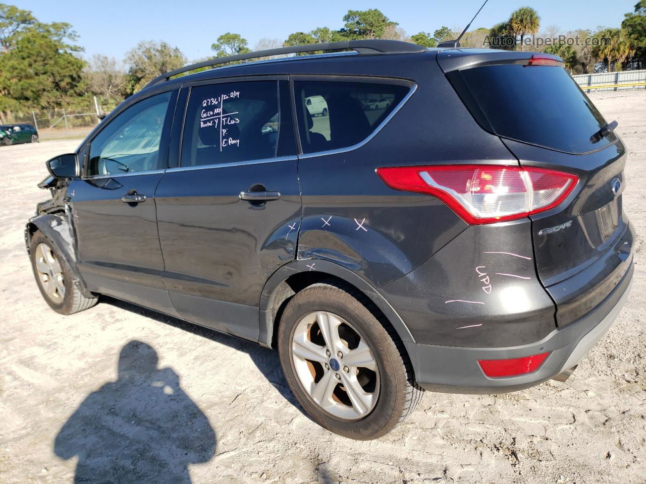 2016 Ford Escape Se Gray vin: 1FMCU9GX9GUB13176