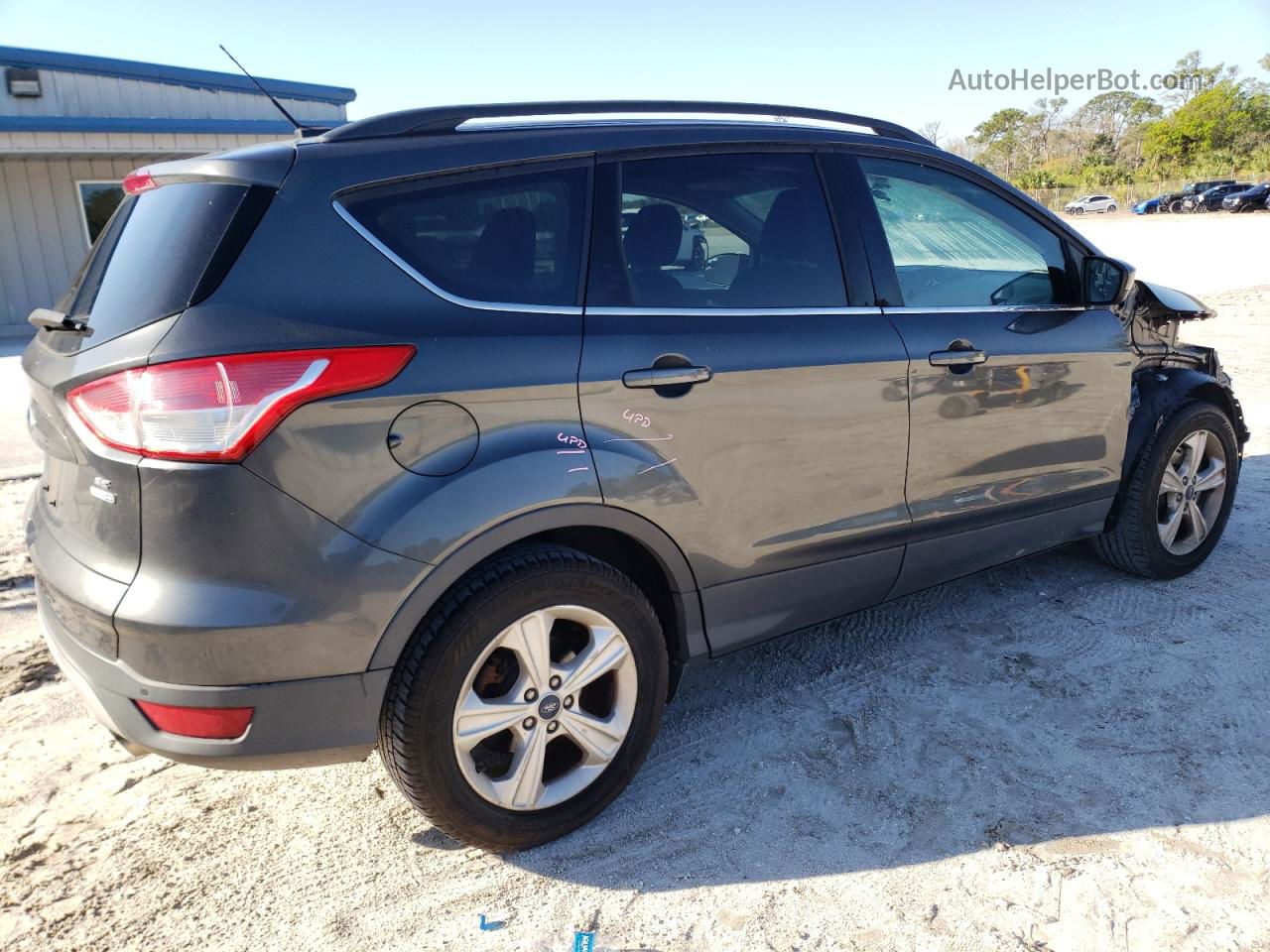 2016 Ford Escape Se Gray vin: 1FMCU9GX9GUB13176