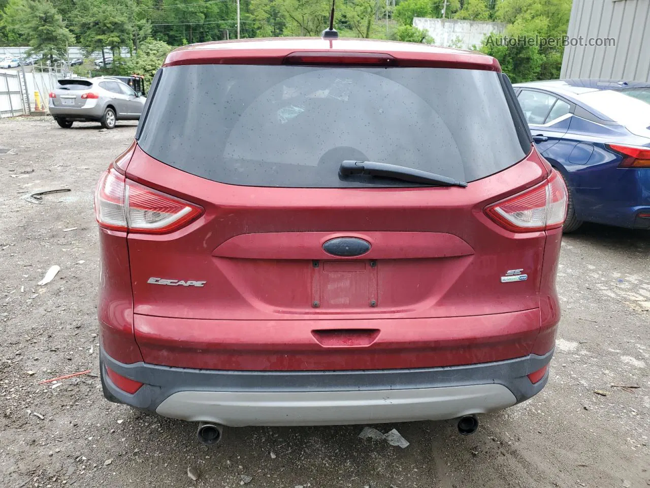 2013 Ford Escape Se Red vin: 1FMCU9GXXDUB79893