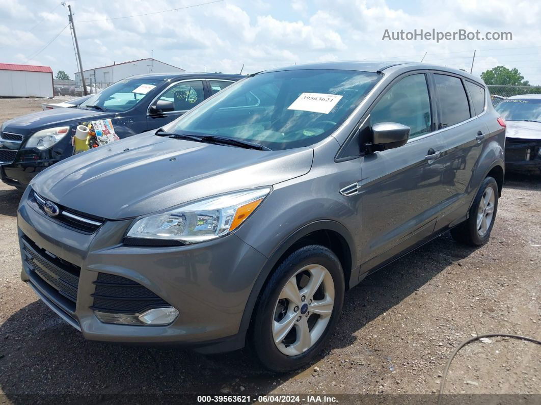 2014 Ford Escape Se Gray vin: 1FMCU9GXXEUD15568