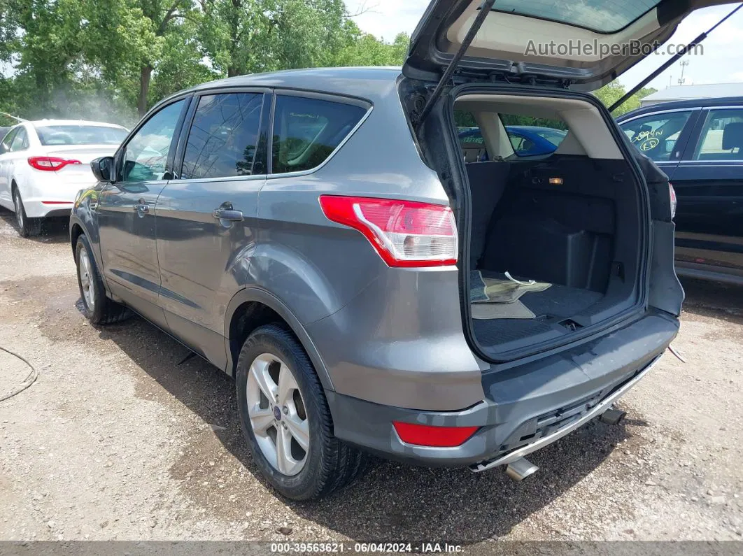 2014 Ford Escape Se Gray vin: 1FMCU9GXXEUD15568