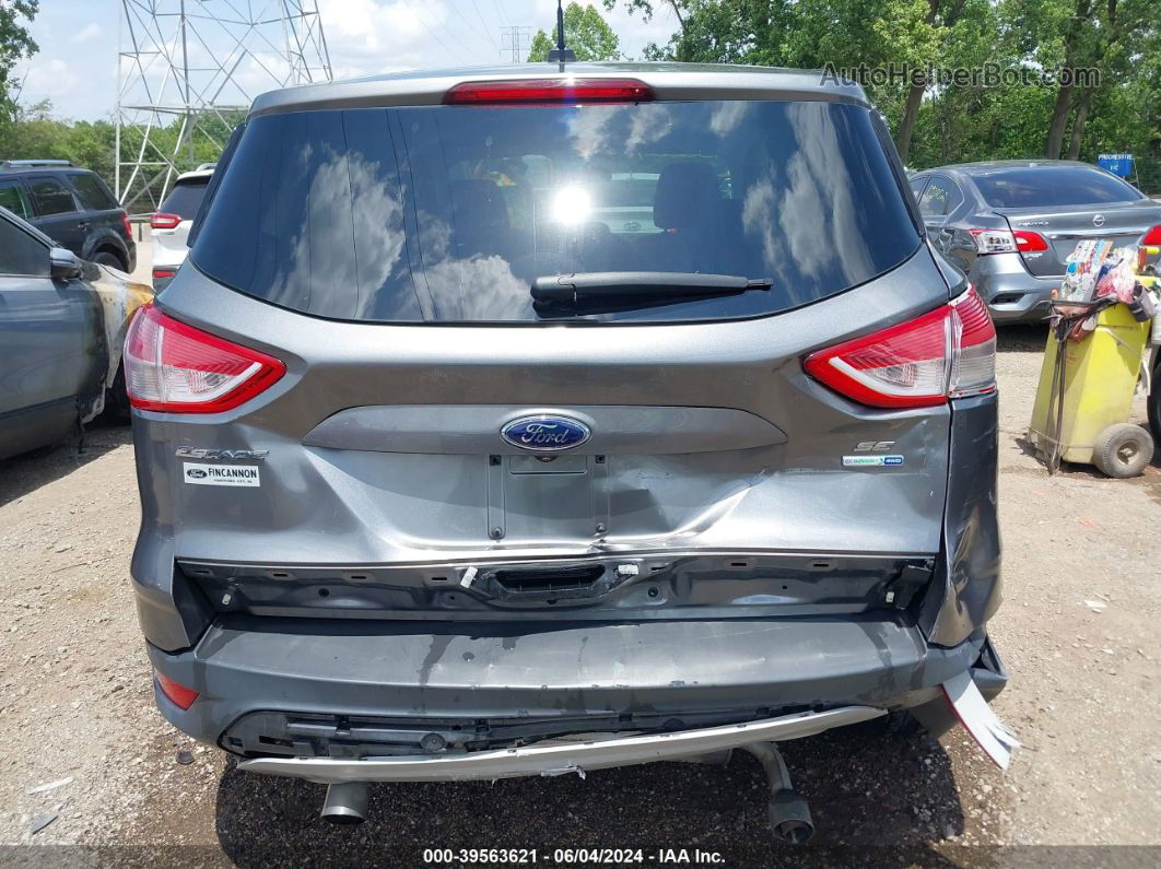 2014 Ford Escape Se Серый vin: 1FMCU9GXXEUD15568