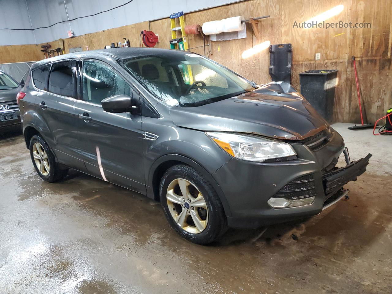 2015 Ford Escape Se Gray vin: 1FMCU9GXXFUA82325