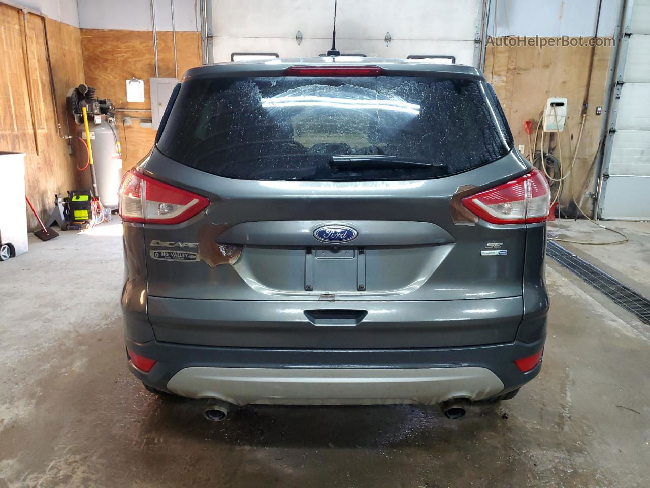 2015 Ford Escape Se Gray vin: 1FMCU9GXXFUA82325