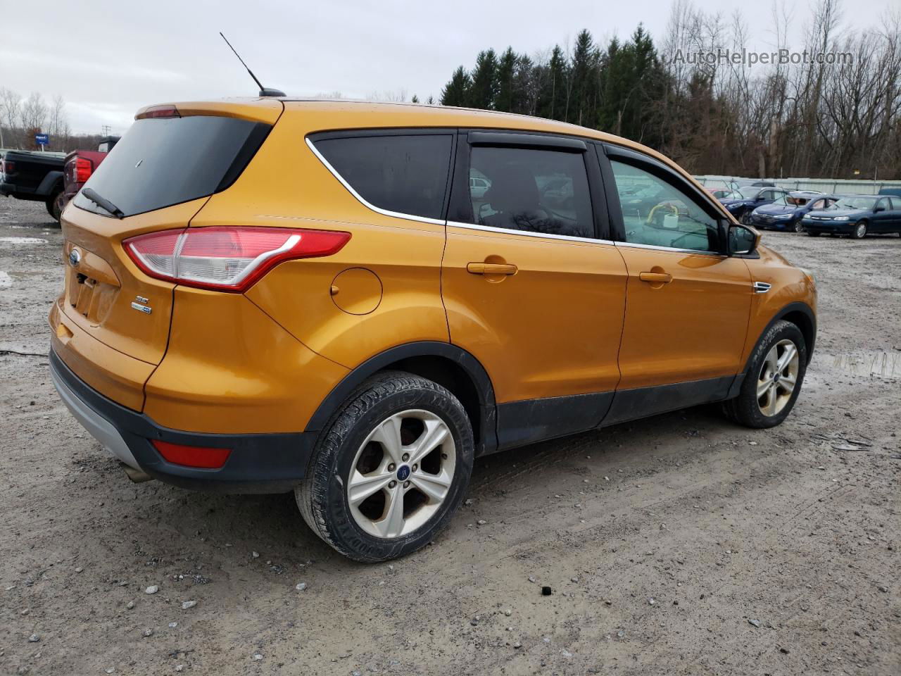 2016 Ford Escape Se Orange vin: 1FMCU9GXXGUA25429