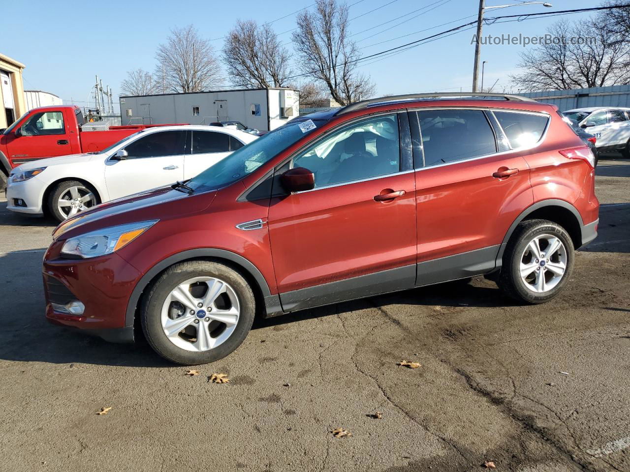 2016 Ford Escape Se Красный vin: 1FMCU9GXXGUA27875