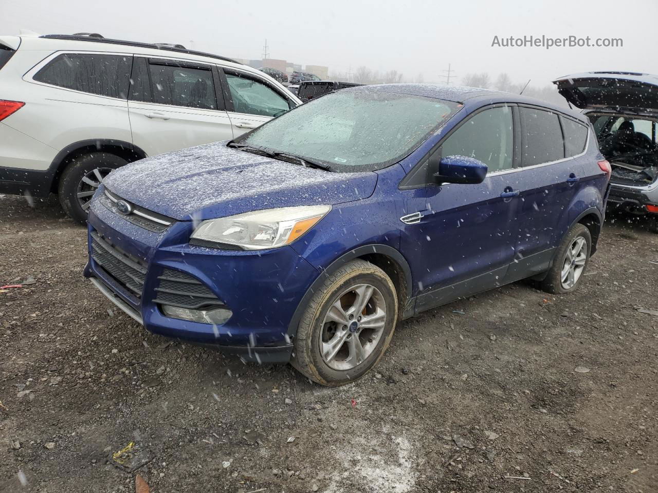 2016 Ford Escape Se Синий vin: 1FMCU9GXXGUB25983