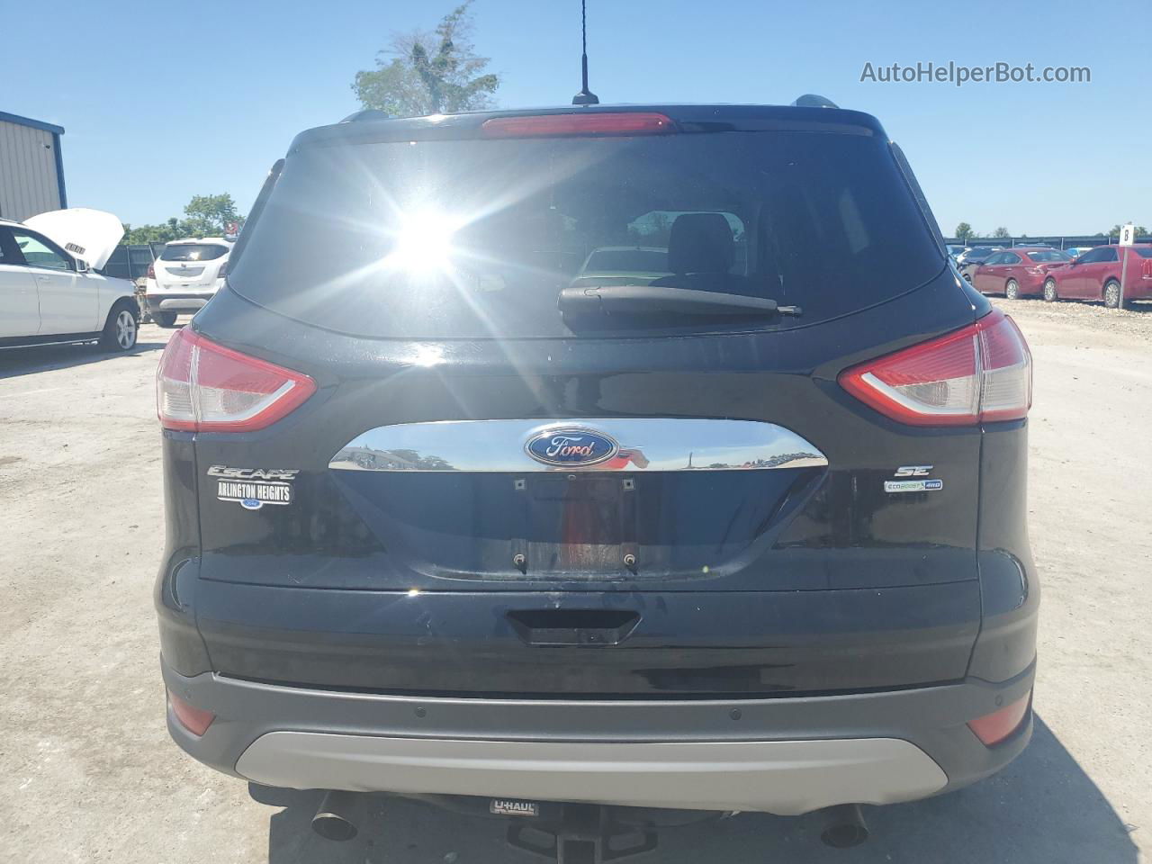 2016 Ford Escape Se Black vin: 1FMCU9GXXGUB91398