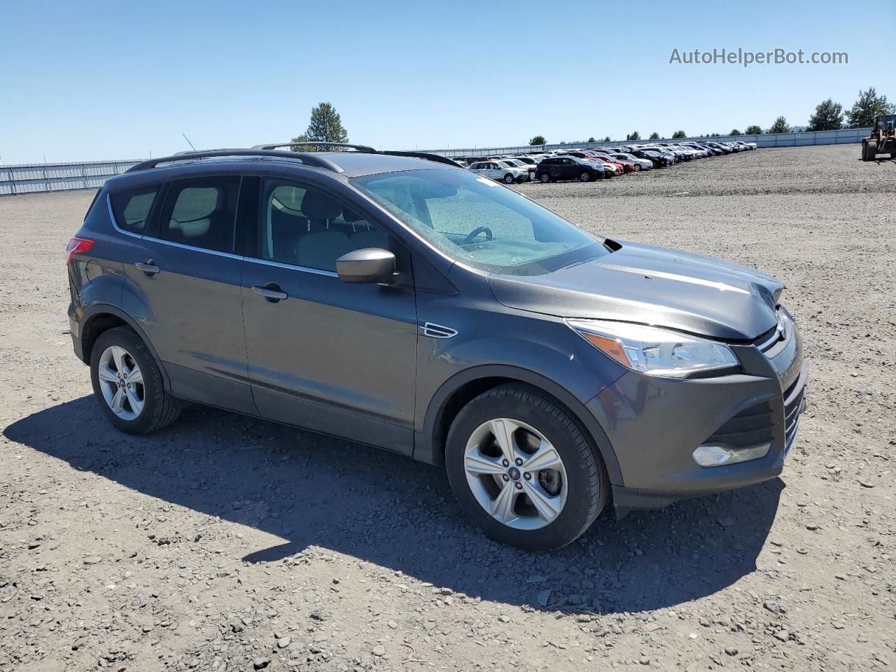 2016 Ford Escape Se Серый vin: 1FMCU9GXXGUC81117