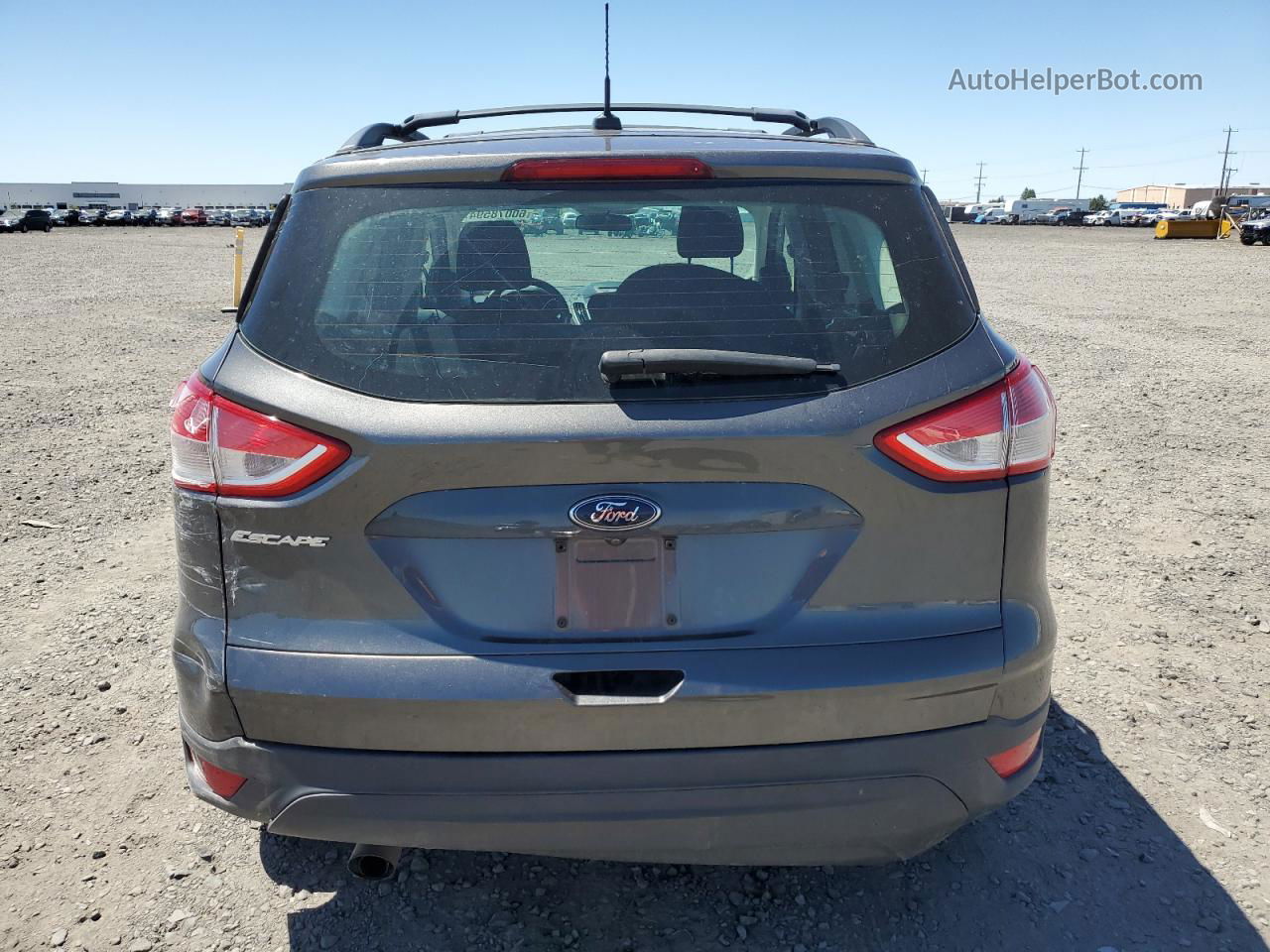 2016 Ford Escape Se Серый vin: 1FMCU9GXXGUC81117