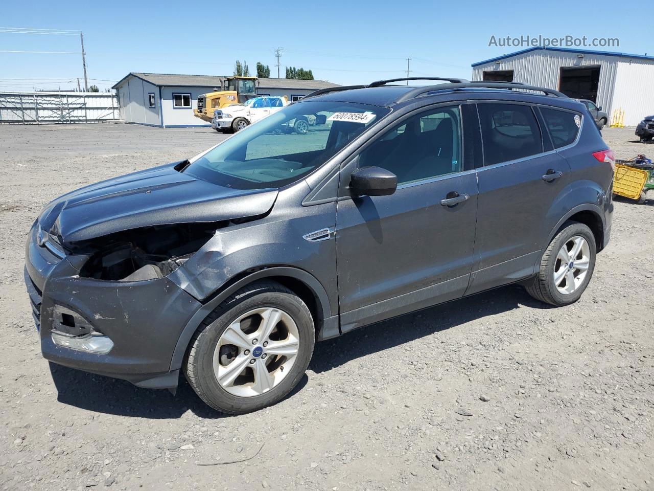 2016 Ford Escape Se Gray vin: 1FMCU9GXXGUC81117