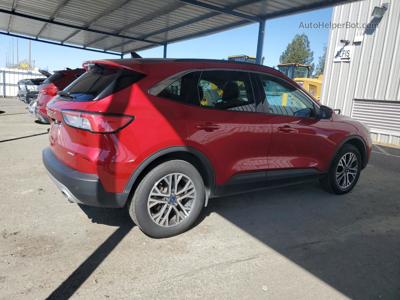 2021 Ford Escape Sel Red vin: 1FMCU9H60MUA64242