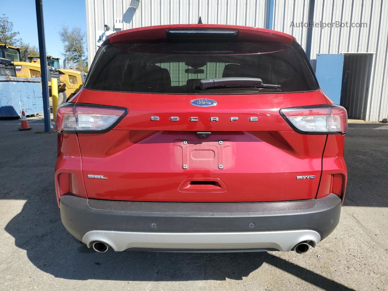 2021 Ford Escape Sel Red vin: 1FMCU9H60MUA64242