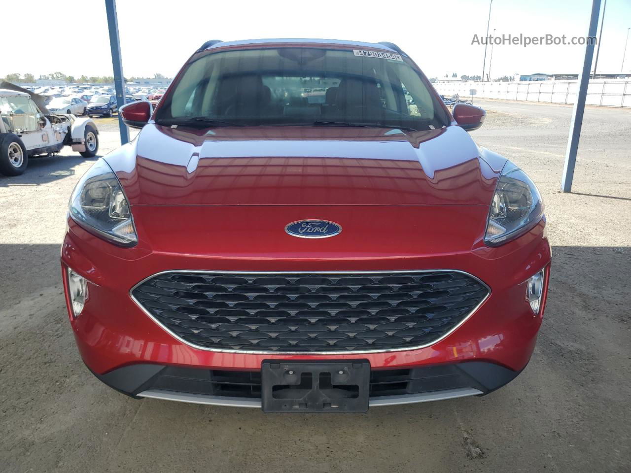 2021 Ford Escape Sel Red vin: 1FMCU9H60MUA64242