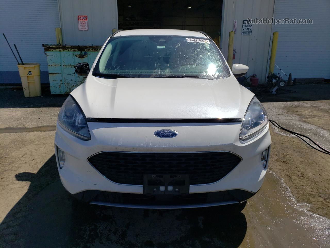 2021 Ford Escape Sel White vin: 1FMCU9H62MUA51461