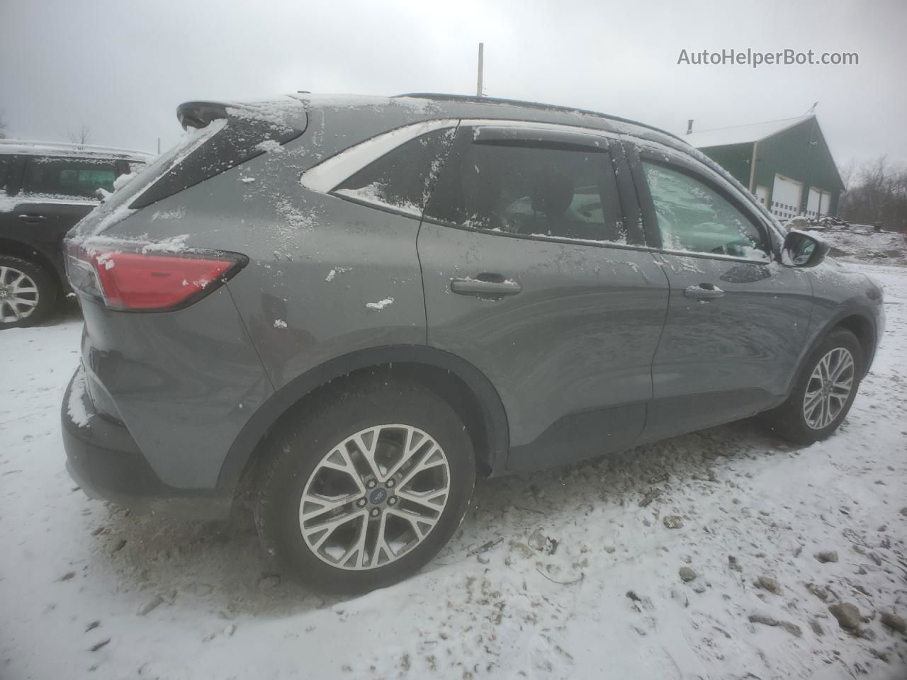 2021 Ford Escape Sel Серебряный vin: 1FMCU9H63MUA18789