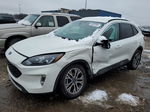 2021 Ford Escape Sel White vin: 1FMCU9H64MUA91508