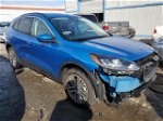 2021 Ford Escape Sel Синий vin: 1FMCU9H6XMUA51286