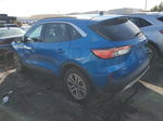 2021 Ford Escape Sel Синий vin: 1FMCU9H6XMUA51286