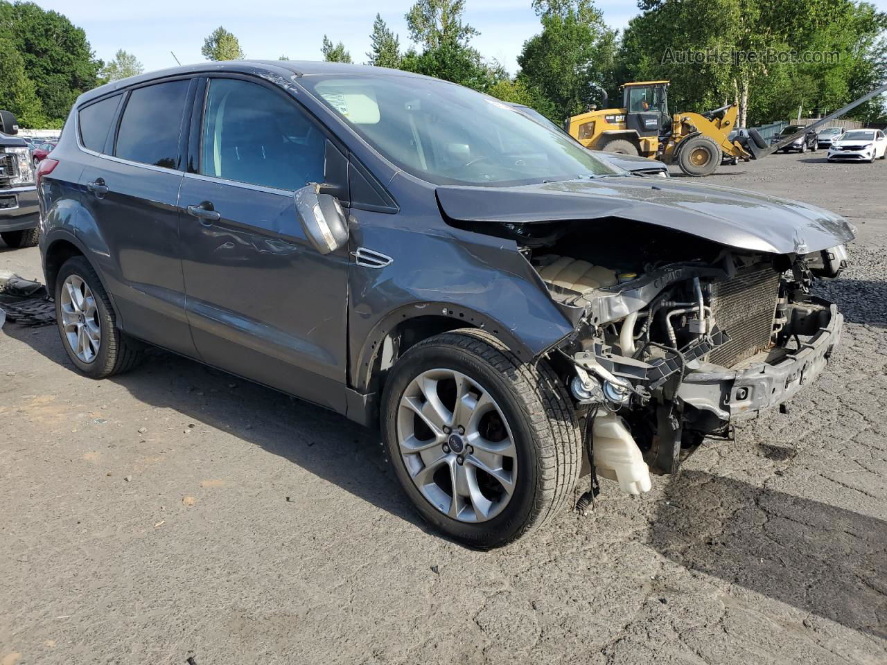 2013 Ford Escape Sel Gray vin: 1FMCU9H90DUA94514