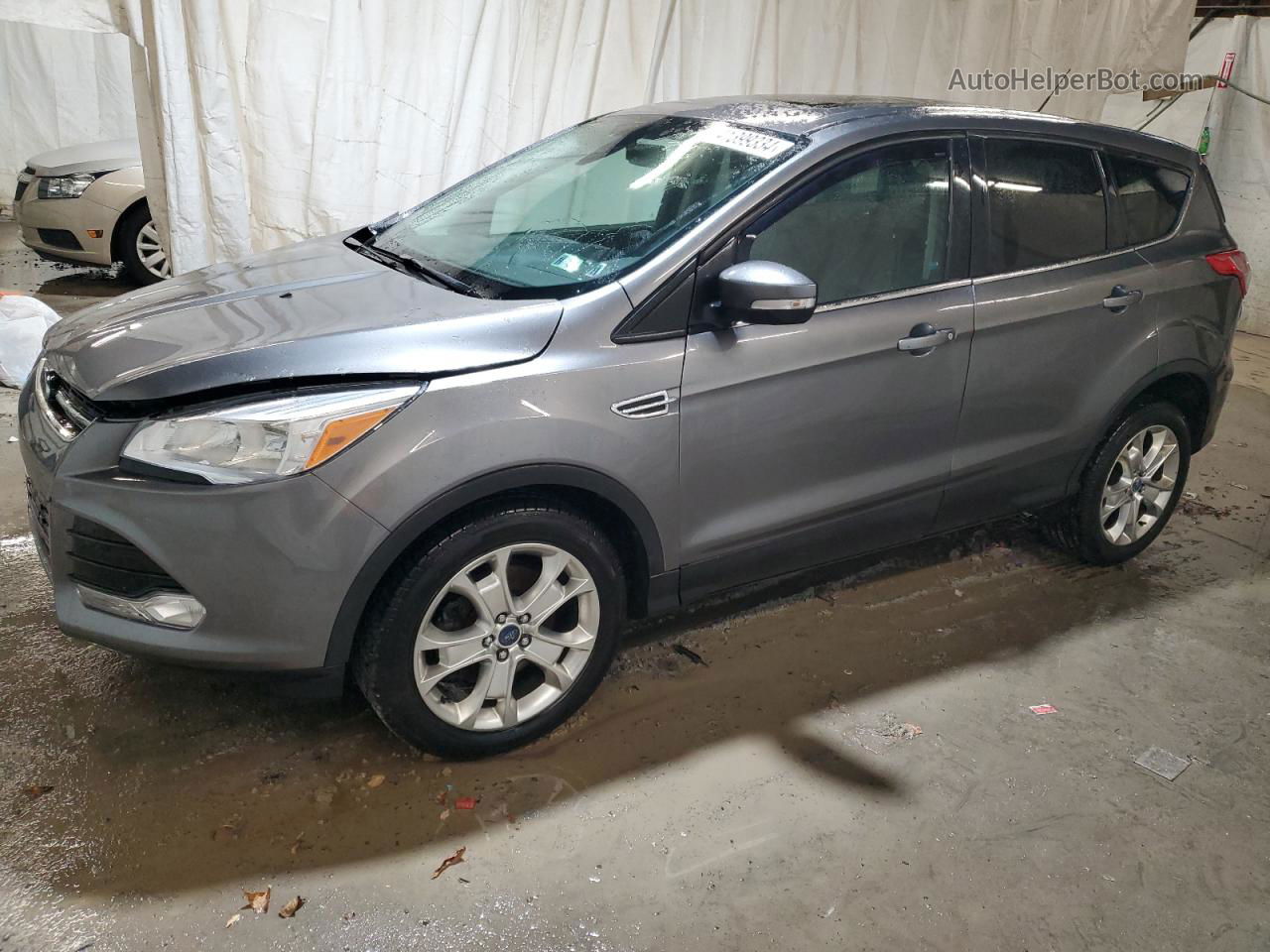 2013 Ford Escape Sel Silver vin: 1FMCU9H90DUC72003