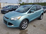 2013 Ford Escape Sel Turquoise vin: 1FMCU9H91DUA03735