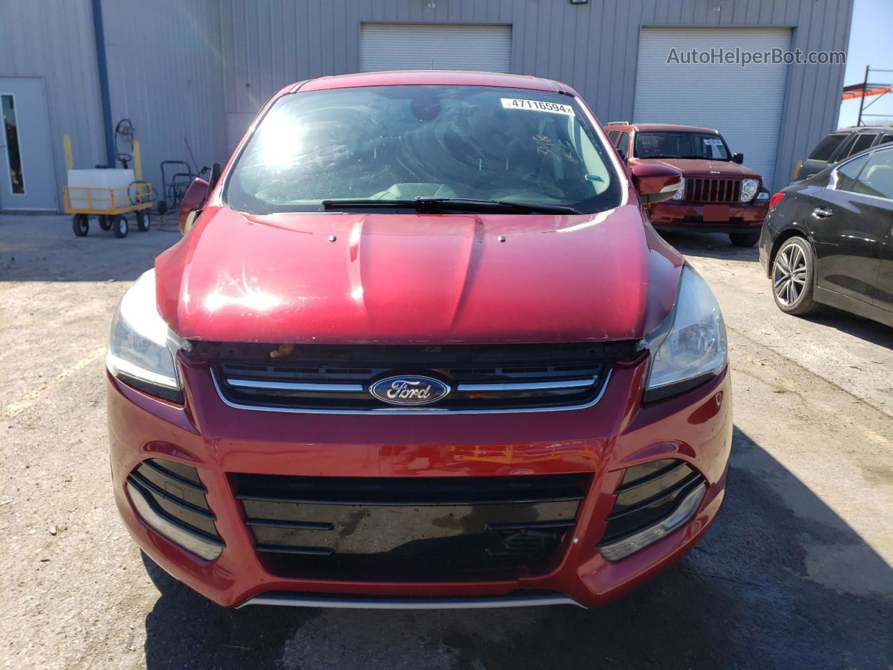 2013 Ford Escape Sel Red vin: 1FMCU9H91DUA61117